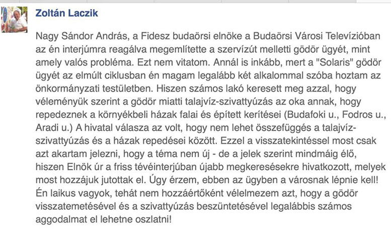 Laczik Zoltán facebook