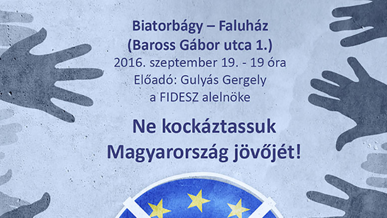 Gulyás Gergely – Ne kockáztassuk Magyarország jövőjét!