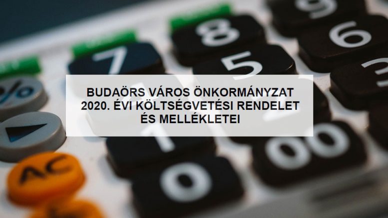 Nyilvánosságra került Budaörs Város 2020. évi költségvetésének tervezete