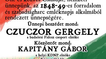 Fidesz-KDNP március 15-i ünnepség Budaörsön